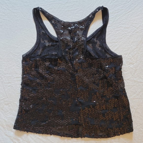 Semi-Sheer Sequin Top - Picture 2 of 5